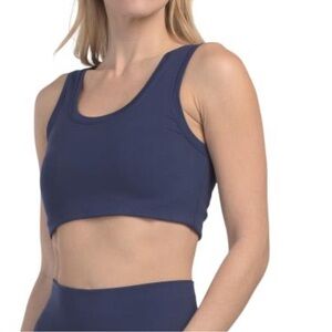 Terez TLC Sports Bra in Navy- NWT XS